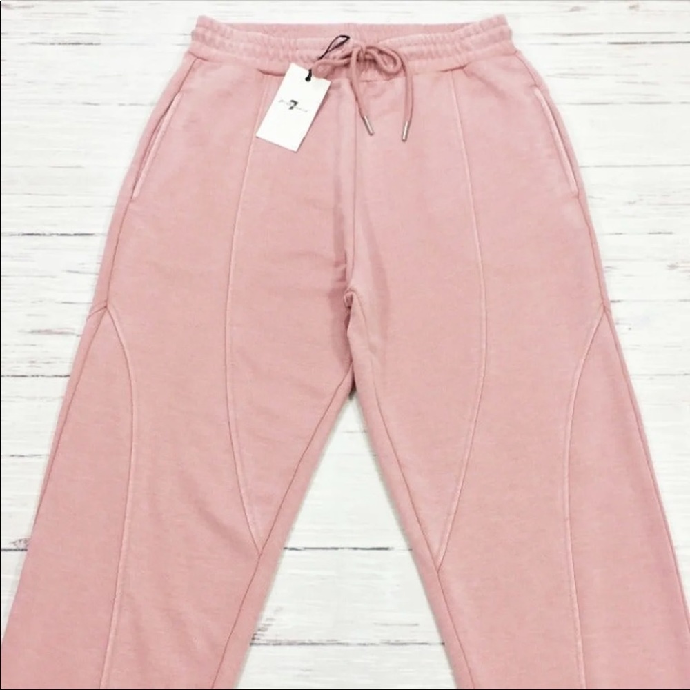 NWT 7 for All Mankind Dyed Drawstring Relaxed Jogg - Picture 8 of 8